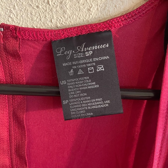 Gothic Red Riding Hood Costume - Picture 7 of 7